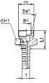 Фитинг DKO-S прямой DN06 M14x1.5 (Ш)